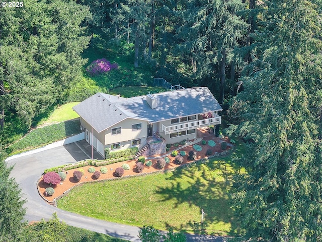 aerial view