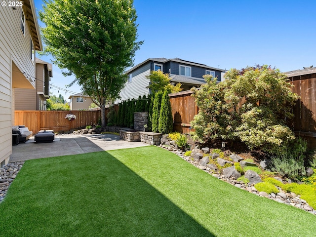 15582 SE Owl Ln, Happy Valley, OR 97015 - view of yard with a patio