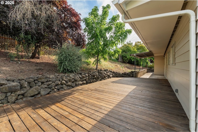 2431 W Crestview Ave, Roseburg, OR 97471 - view of wooden deck