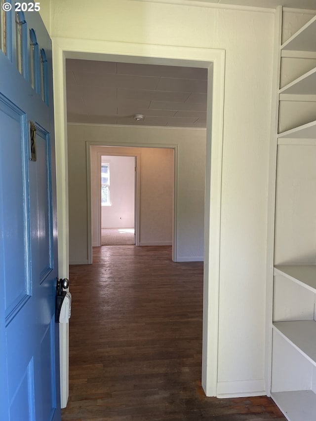 154 Decoy Ln, Myrtle Creek, OR 97457 - hall featuring wood finished floors