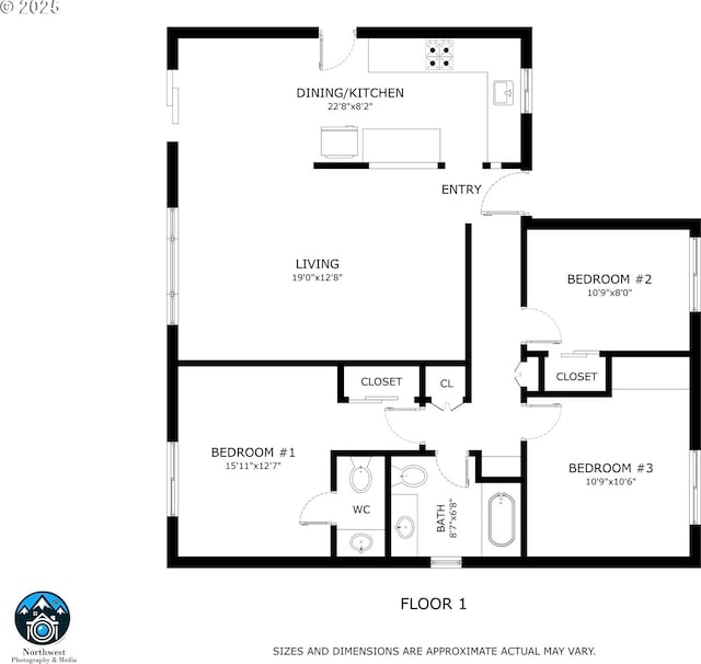 921 Williams St, Eugene, OR 97402 - property floor plan