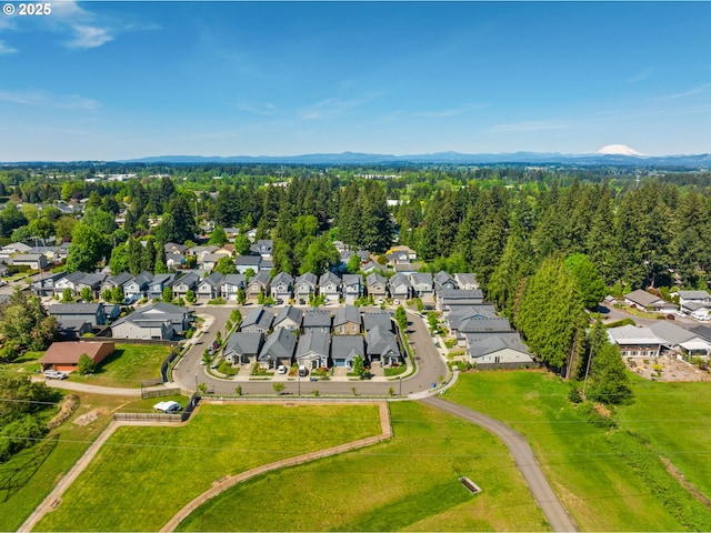 7314 NE 66th St, Vancouver, WA 98662 - aerial perspective of suburban area with mountains