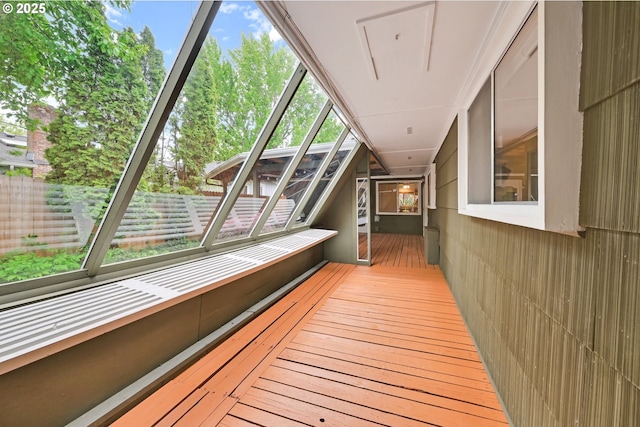 2801 Kincaid St, Eugene, OR 97405 - hallway with wooden walls