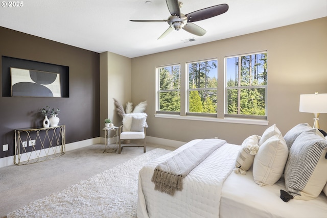 10122 SW Morrison St, Portland, OR 97225 - bedroom with carpet flooring and a ceiling fan