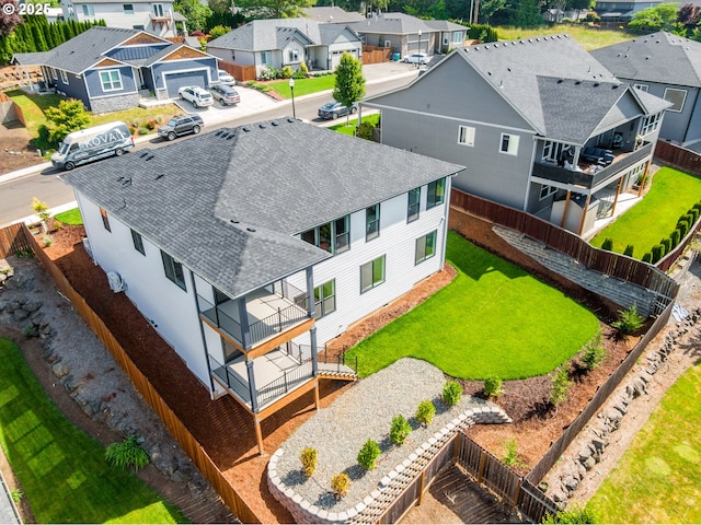 118 W 13th Way, La Center, WA 98629 - aerial perspective of suburban area