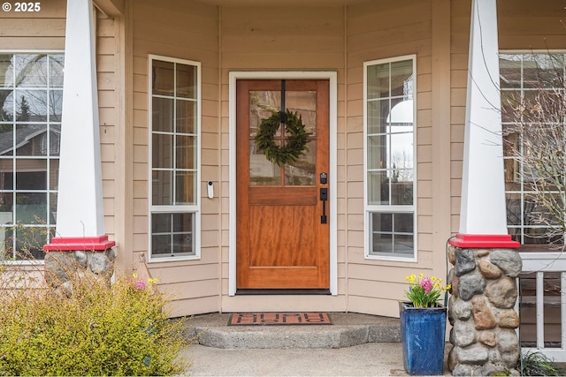 view of property entrance