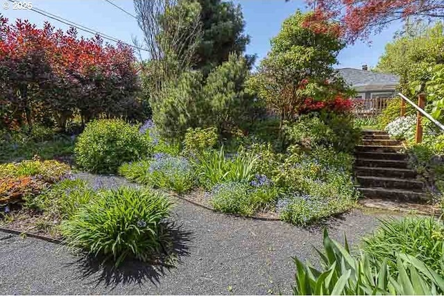 1910 Saginaw St S, Salem, OR 97302 - view of yard featuring stairs