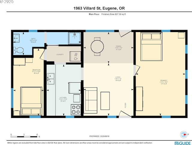 1963 Villard St, Eugene, OR 97403 - view of property floor plan