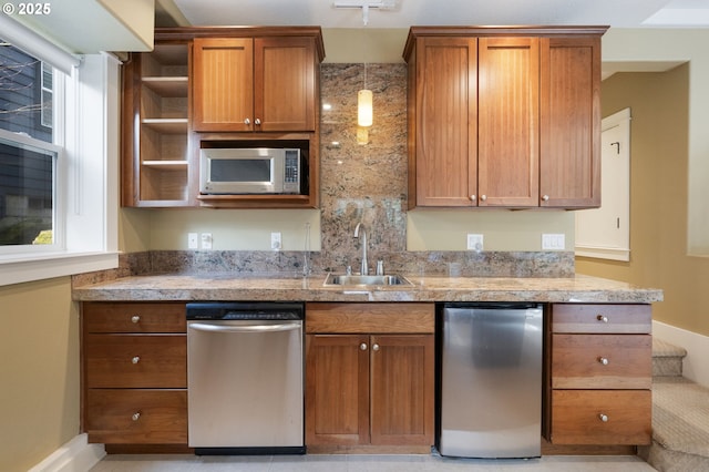 kitchen featuring appliances with stainless steel finishes and sink