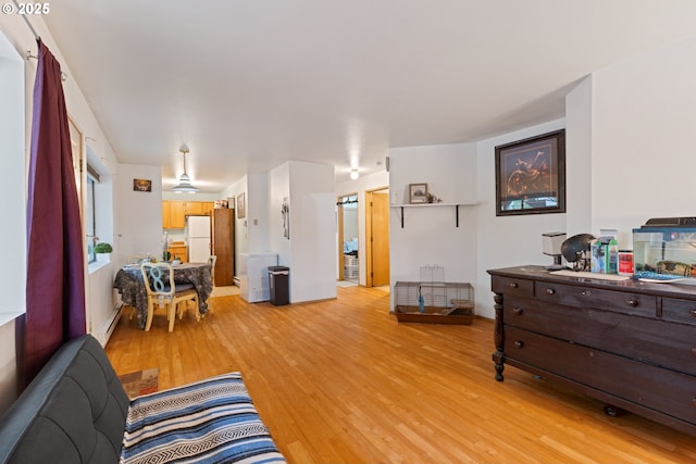 9 N 20th St, Hood River, OR 97031 - living room with light wood finished floors