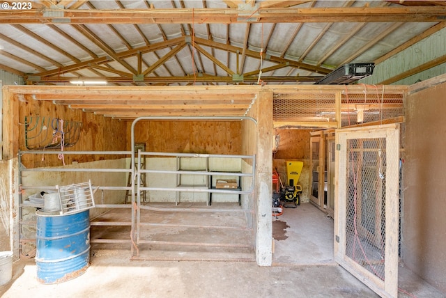 view of stable