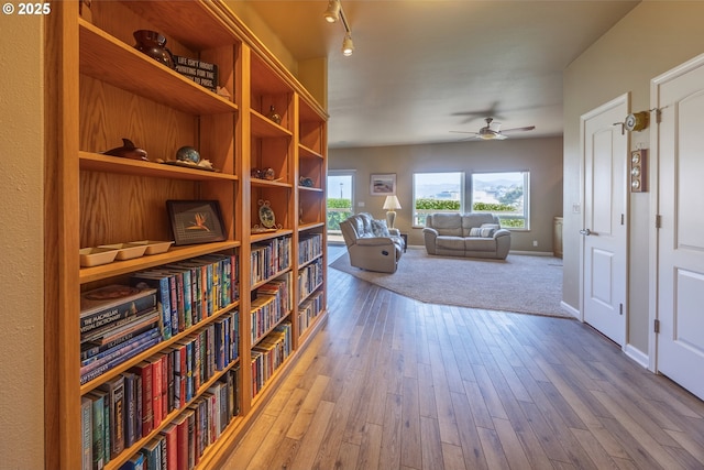 1587 NW 39th St, Lincoln City, OR 97367 - hall featuring baseboards and hardwood / wood-style flooring