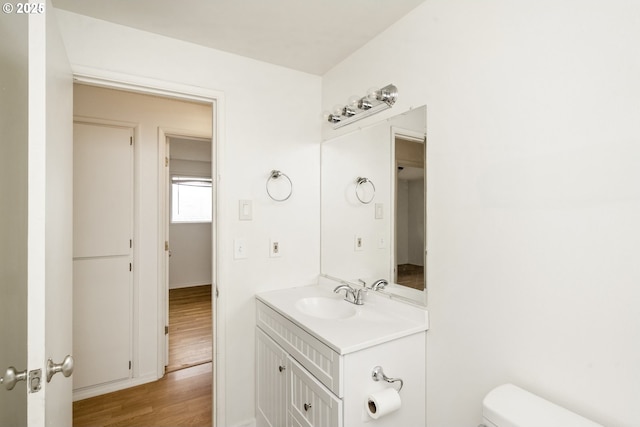 730 SW Dolph St, Portland, OR 97219 - bathroom with vanity and wood finished floors