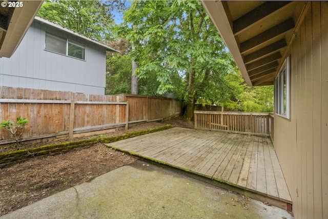 730 SW Dolph St, Portland, OR 97219 - fenced backyard with a deck and a patio