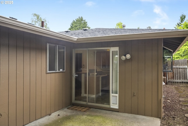 730 SW Dolph St, Portland, OR 97219 - view of exterior entry with roof with shingles