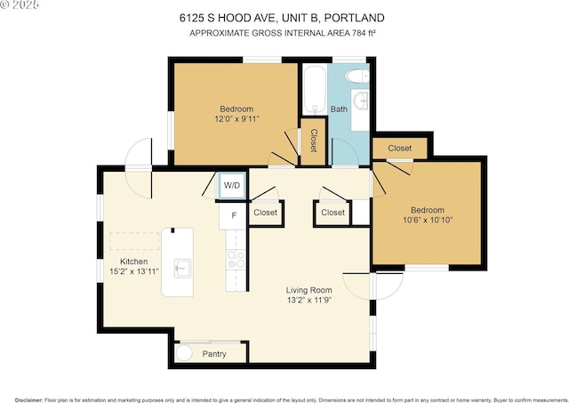 6125 S Hood Ave, Portland, OR 97239 - view of layout