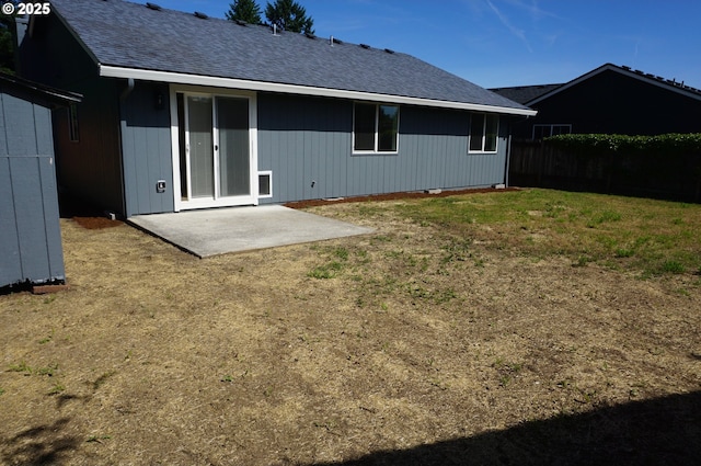 7012 NE 149th Ct, Vancouver, WA 98682 - rear view of house with a patio area and a shingled roof