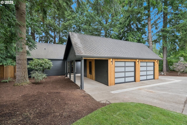 17253 SW Rivendell Dr, Portland, OR 97224 - view of detached garage