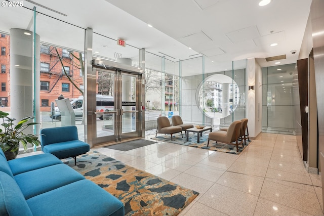 view of community lobby