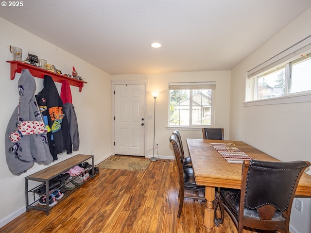13311 NE 50th Way, Vancouver, WA 98682 - dining room with wood finished floors, baseboards, and recessed lighting