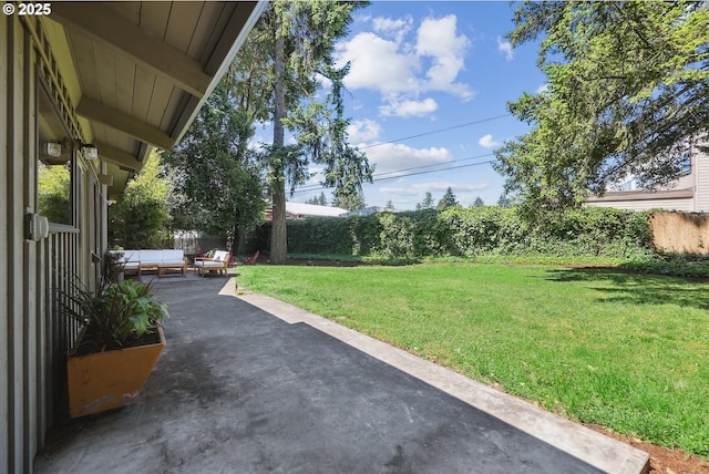 311 NE 130th Pl, Portland, OR 97230 - view of yard with an outdoor hangout area and a patio