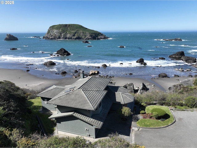 96424 Shorewood Ter, Brookings, OR 97415 - view of water feature with a view of the beach