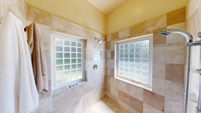 96424 Shorewood Ter, Brookings, OR 97415 - full bath with a healthy amount of sunlight and tiled shower