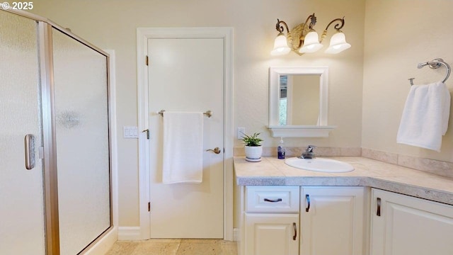 96424 Shorewood Ter, Brookings, OR 97415 - full bath featuring vanity and a shower stall