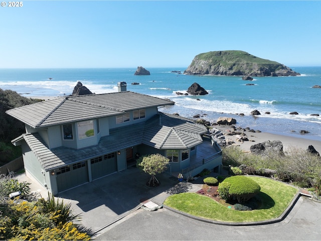 96424 Shorewood Ter, Brookings, OR 97415 - aerial view with a water view