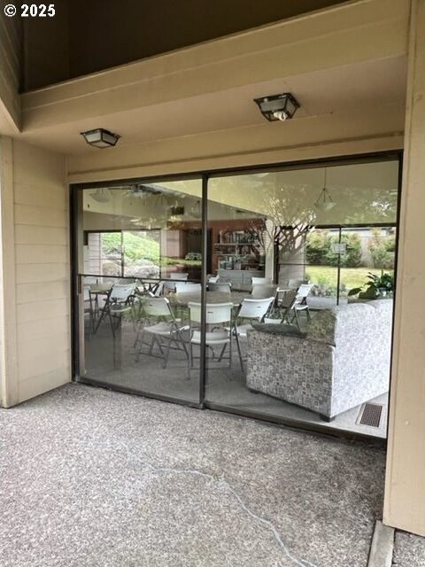 12604 NE Prescott Dr, Portland, OR 97230 - view of patio / terrace with outdoor dining space