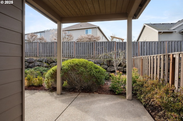 view of patio