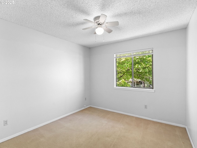 3329 NE 162nd Ave, Portland, OR 97230 - carpeted spare room featuring ceiling fan and a textured ceiling