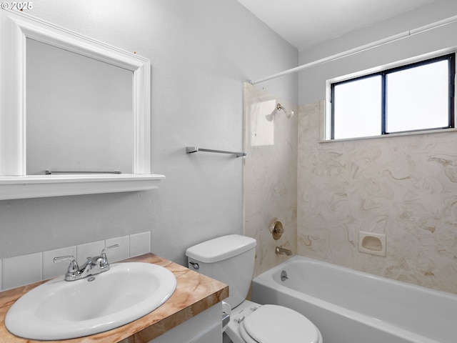 3329 NE 162nd Ave, Portland, OR 97230 - full bathroom featuring vanity and shower / bath combination