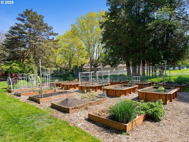 3329 NE 162nd Ave, Portland, OR 97230 - view of yard featuring a vegetable garden and view of scattered trees