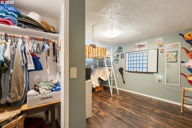 3606 SE Johnson Creek Blvd, Portland, OR 97222 - bedroom with wood finished floors and a textured ceiling