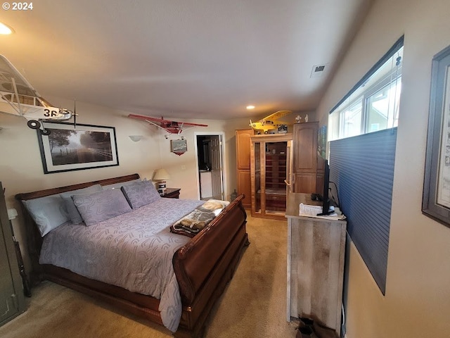 18699 NE Marine Dr Unit C-7, Gresham, OR 97230 - bedroom with light colored carpet and recessed lighting