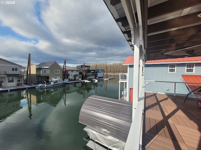 18699 NE Marine Dr Unit C-7, Gresham, OR 97230 - dock with a water view