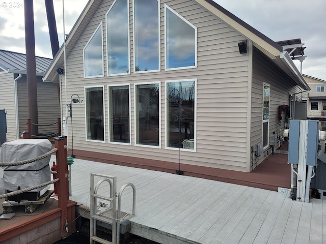 18699 NE Marine Dr Unit C-7, Gresham, OR 97230 - deck featuring grilling area
