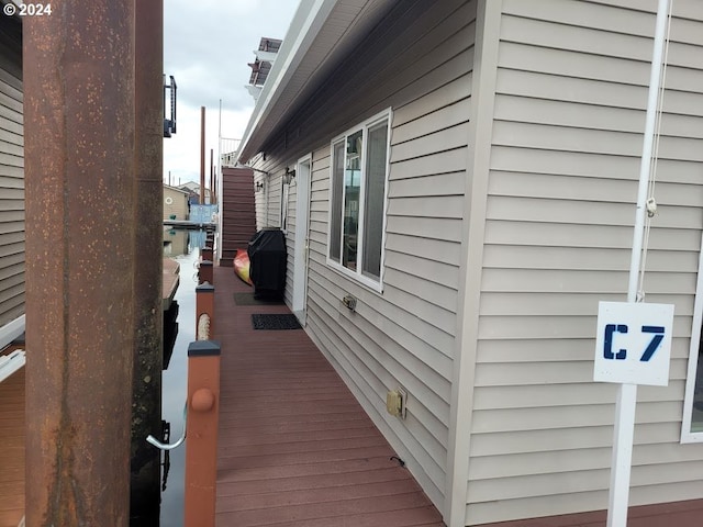 18699 NE Marine Dr Unit C-7, Gresham, OR 97230 - view of deck