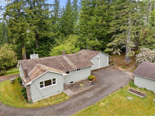 92757 Claremont Rd, Astoria, OR 97103 - aerial view of property and surrounding area