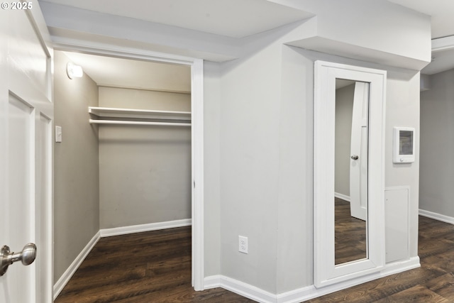 view of closet