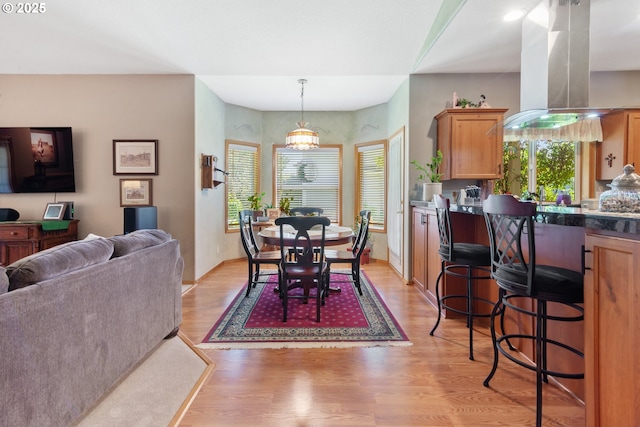 1506 E Heritage Loop, La Center, WA 98629 - dining area with light wood-style floors and baseboards