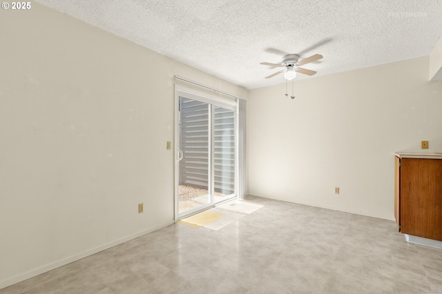 5312 SW Erickson Ave, Beaverton, OR 97005 - unfurnished room featuring ceiling fan and a textured ceiling