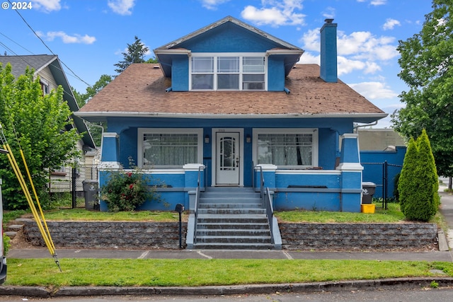 view of front of property