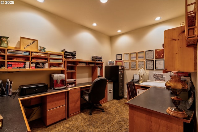 156 Peppermill Rd, Kelso, WA 98626 - office with recessed lighting and dark colored carpet