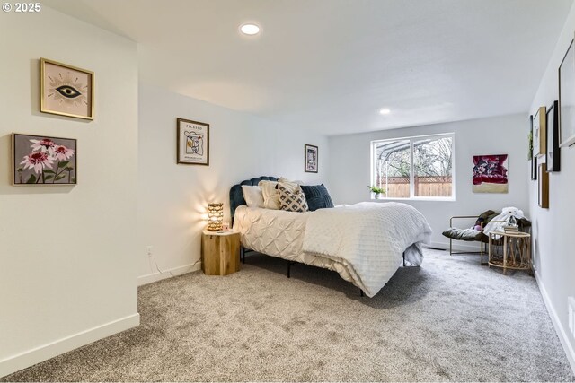 3154 NE 80th Ave, Portland, OR 97213 - bedroom with carpet flooring and recessed lighting