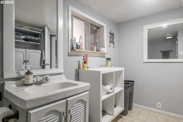 2440 Porter St, Lebanon, OR 97355 - bathroom featuring vanity and baseboards