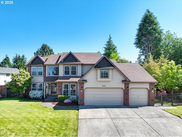 601 NW 110th Way, Vancouver, WA 98685 - view of front of house with brick siding, concrete driveway, and a garage