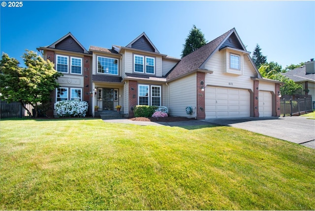 601 NW 110th Way, Vancouver, WA 98685 - view of front of house with brick siding, concrete driveway, and a garage