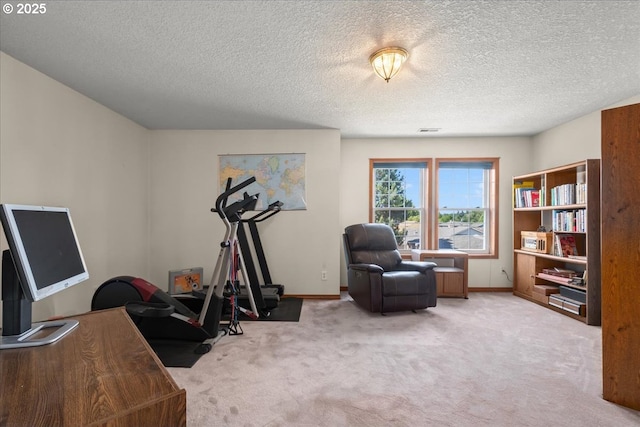 601 NW 110th Way, Vancouver, WA 98685 - workout room featuring carpet and a textured ceiling